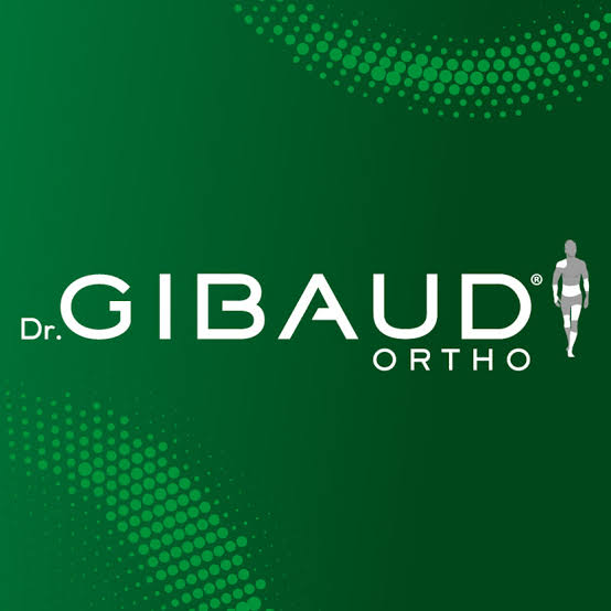 Dr. Gibaud Ortho, logo bianco su fondo verde